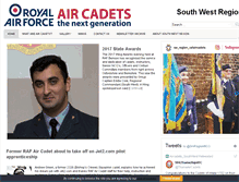 Tablet Screenshot of aircadets.info